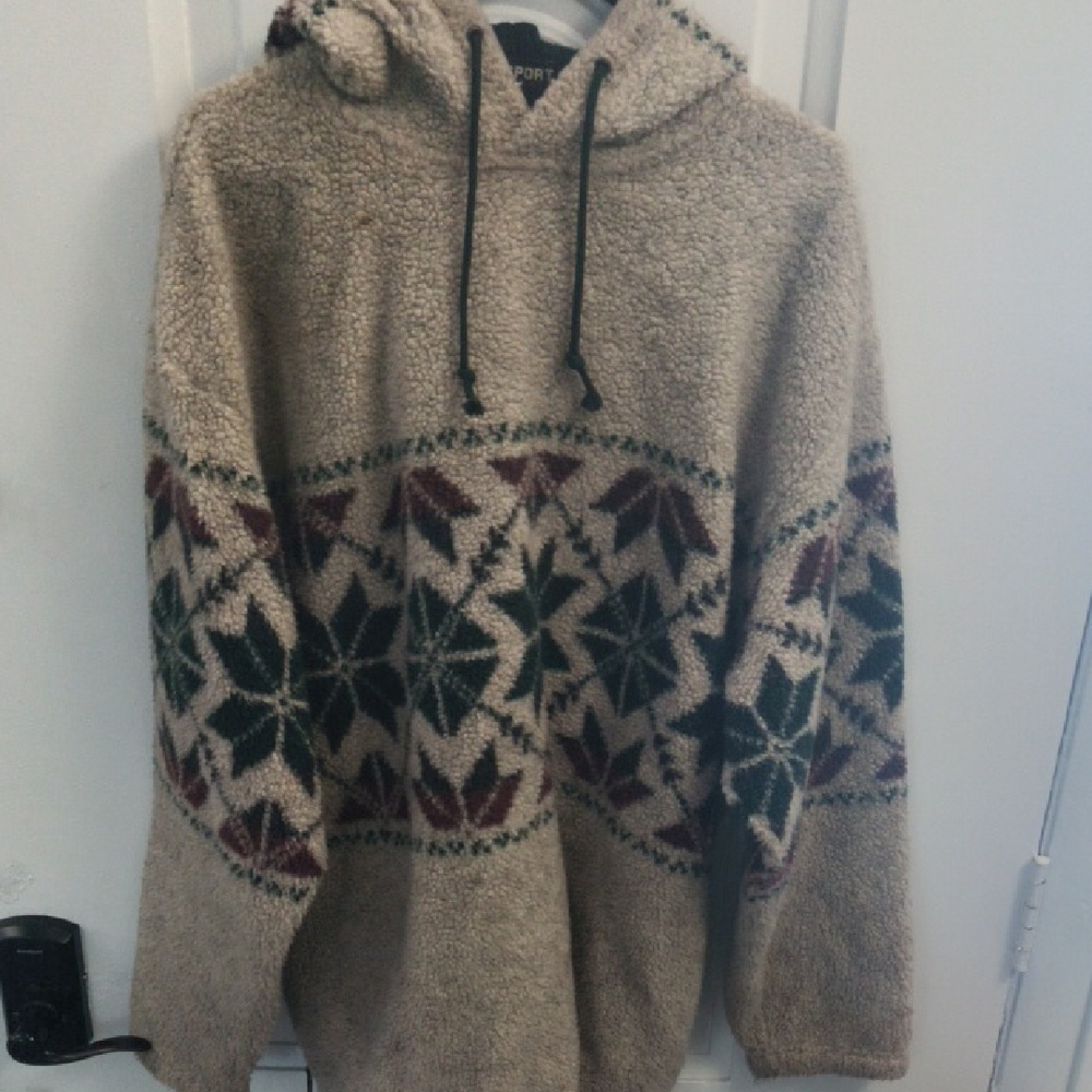 Polo Ralph Lauren Tan Patterned Crewneck Sweater